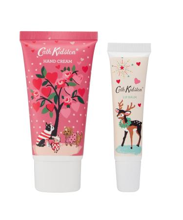 Cath Kidston Beauty Shine Bright Hand & Lip Tin - 50ml Hand Cream & 10ml Lip Balm | Shop Internationally - Buy Online on GoSupps.com