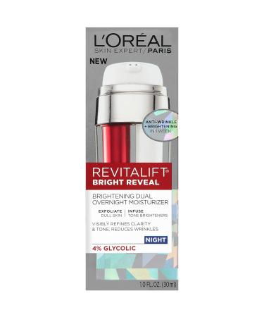 L'Oreal Paris Revitalift Bright Reveal Dual Overnight Moisturizer - 1 fl. oz - Buy Online on GoSupps.com