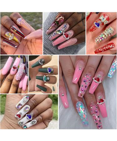 Juome 3D Nail Charms - 60 Pcs Saturn Planet Nail Art Decorations in 6 Colors - Buy Online on GoSupps.com