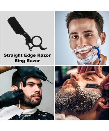 ONLYNERY Finger Razors - Professional Crazier Razor for Precise Shaving Mustache Grooming | Ideal for Home Salon Travel & Outdoor Adventures - Black - Buy Online on GoSupps.com