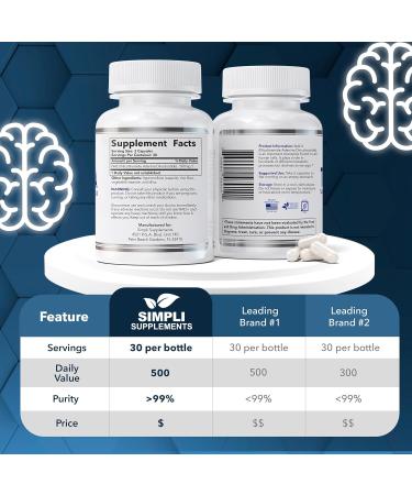 NAD Supplement for Anti-Aging and Cell Regeneration | NAD Booster 500mg Per Serving | NMN Supplement Alternative | Similar to Nicotinamide Riboside | 60 Capsules (30 Day Supply) 1 - Buy Online on GoSupps.com
