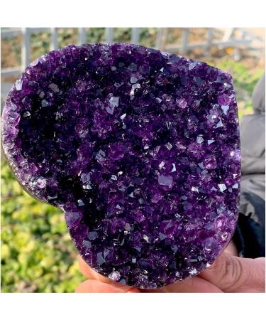 Natural Crystal Rough Crystal Cluster Natural Heart-Shaped Amethyst Gem Quartz Cluster Crystal Sample (Size : 300-350g) - Buy Online on GoSupps.com