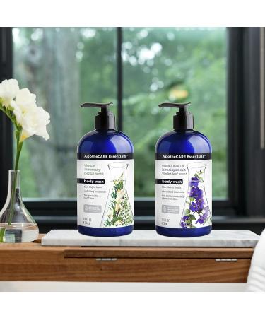 ApotheCARE Essentials Detox Blend Body Wash - Eucalyptus 16 oz | Revitalize & Refresh | International Shipping - Buy Online on GoSupps.com