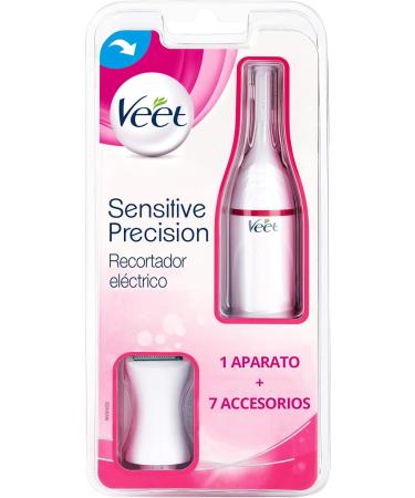 Veet Sensitive Precision Beauty Styler - Face & Body Precision Trimmer with 2 Attachments | International Shipping Available - Buy Online on GoSupps.com