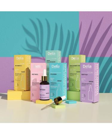 Delia Cosmetics - Moisturising Serum - Collagen - Dry Dehydrated Skin - Reduces Wrinkles. Improves Elasticity - Moisturised Fresh Skin - 30ml - Buy Online on GoSupps.com