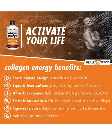 Health Direct AminoSculpt Collagen Energy - Watermelon Punch, 30 fl oz - Boost Skin & Energy - Buy Online on GoSupps.com