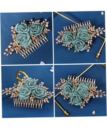 FRCOLOR Rose Side Comb Wedding Hair Accessories for Women Flower Hair Accessories Bride Bridal Hair Accessories Hairbrushes for Women Hair Barrettes for Women Girl Hair Comb Cloth Women's - Buy Online on GoSupps.com