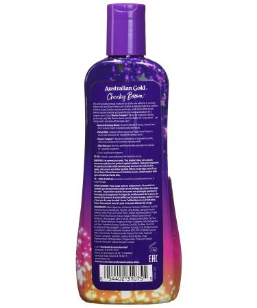 Australian Gold CHEEKY BROWN Accelerator Dark Natural Bronzers Tanning Bed Lotion 8.5 oz - Enhance Your Tan with Natural Bronzers and Accelerate the Tanning Process - Buy Online on GoSupps.com