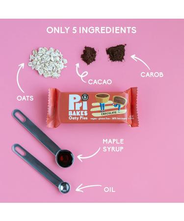  PRI'S Pris Puddings Vegan Chocolate Pie - Pocket Size Parts Healthy Snack - Vegan Candy Gluten Free 16 Chocolate Bars Protein Snack Bars (2 Pies/Pack) - Buy Online on GoSupps.com