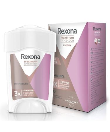 Rexona Maximum Protection Antiperspirant Cream Confidence 45mL Confidence 1.52 Fl Oz (Pack of 1) - Buy Online on GoSupps.com