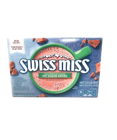 Swiss Miss M lange de cacao chaud - Chocolat au lait - Sans sucre ajout - 8 enveloppes (165 g)