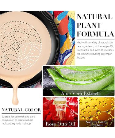2024 New Air Cushion Cc Cream Mushroom Head 2024 New Air Cushion Cc Cream Mushroom Head Periodicali Makeup Periodicali Air Cushion Cc Cream Natural Color - Buy Online on GoSupps.com