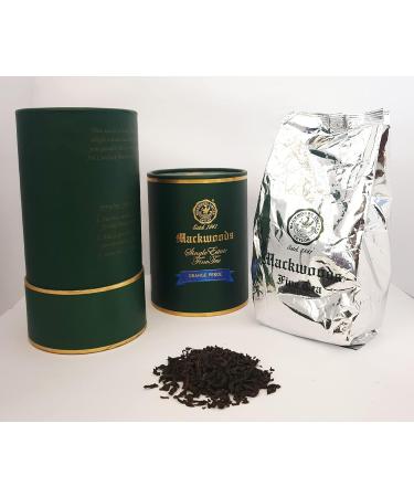 Ceylon Black Tea MACKWOODS Single Estate Loose Leaf Orange Pekoe Tea Cylinder - Buy Online on GoSupps.com