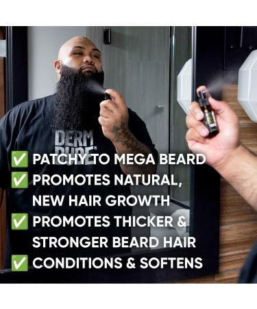 Derm Dude Advanced Beard Grooming Kit | Stimulate Facial Hair Growth | Complete Set with Wash Oil & Balm | Perfect Gifts for Men - Sandalwood & Cedar+Citrus - Buy Online on GoSupps.com