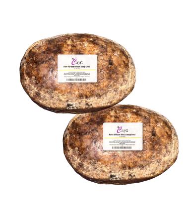3CayG 2-Pack African Black Soap Bars Authentic Handcrafted Clean and made Grade A Shea Butter. Ingredients Balanced and correctly formulated Great for All Skin Types