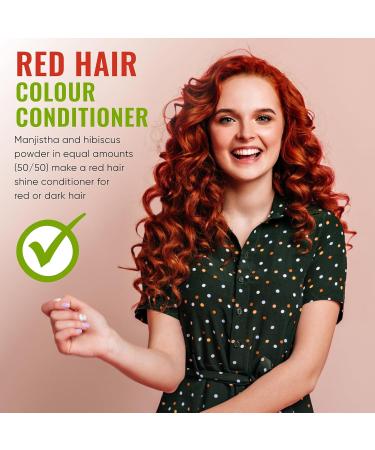 Davis FINEST Man ntha Powder for Hair & Skin - Natural Rubia Cordifolia Hair Color & Moisturizing Facial Mask 100g - Brightening Organic Beauty Product - Buy Online on GoSupps.com