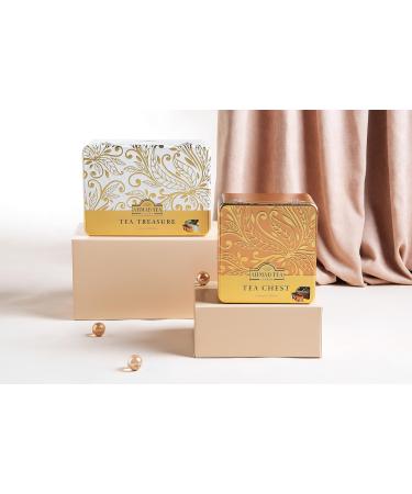 Ahmad Tea Tea Chest Four Caddy - 40 Enveloped Tea Bags - 40 Count - Buy Online on GoSupps.com