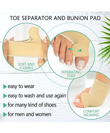 DALIVA Upgraded Bunion Corrector - Hallux Valgus Pain Relief Sleeve with Toe Separator for Women and Men 5-7.5 - Orthopedic Non-Slip Bunion Relief Sock - Buy Online on GoSupps.com