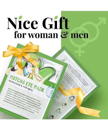 LE GUSHE Matcha Under Eye Patches - Anti-Aging Hyaluronic Acid Collagen Treatment for Dark Circles & Wrinkles (20 Pairs) - Buy Online on GoSupps.com