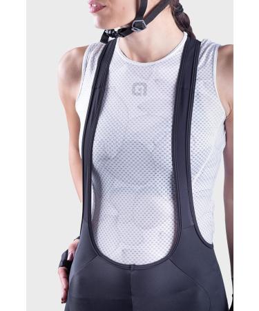 Buy Al Cycling Women's Plain Blend Bib Tights - Black/White XXL for Ultimate Comfort & Performance | International Shipping Available - Buy Online on GoSupps.com