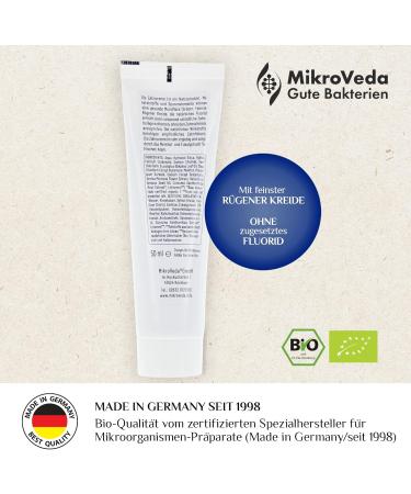 MikroVeda Toothpaste Menthol 50 ml - Fluoride-Free Strong Gums & Healthy Teeth Care - Buy Online on GoSupps.com