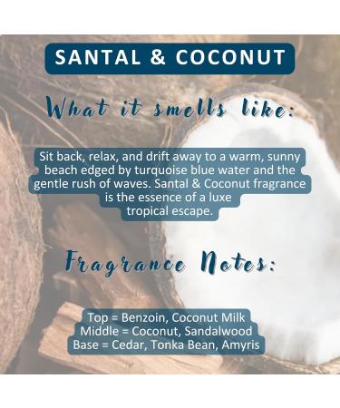 Lotion Bar | Vegan | Moisturizing Bar | Body Balm | Waterless | Solid | Natural Ingredients | Eco Friendly | Plastic Free (Santal & Coconut) Santal & Coconut 3 Ounce (Pack of 1) - Buy Online on GoSupps.com