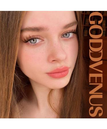 Brown Lashes Natural False Eyelashes 16mm D Curl Russian Strip Lashes That Look Like Extensions Wispy Fluffy Cat Eye Fake Lashes Pack 3D Volume Pestanas Postizas Naturales 9 Pairs by Goddvenus B-brown strip lashes - Buy Online on GoSupps.com