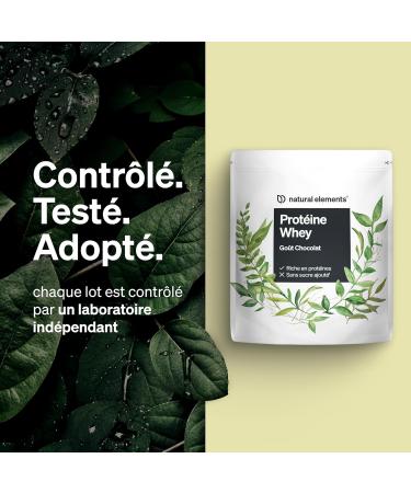 Whey protein powder Chocolate 1 kg 23 g protein per serving for your muscle building highly dosed produced and tested in the laboratory in Germany - Buy Online on GoSupps.com