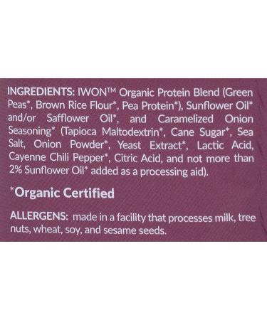 Iwon Organics Puffs - Protein-Packed Caramelized Onion Snack | 5oz Plant-Based Organic - Buy Online on GoSupps.com