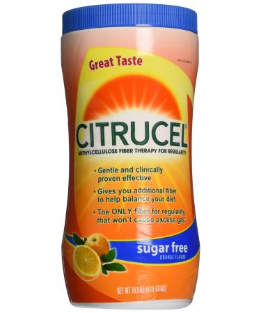 Citrucel Orange Sugar Free Laxative 16.9 oz Orange 1.05 Pound (Pack of 1)