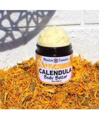 Calendula Body butter/No artificial ingredients/Organic Cocoa & Shea butter / 100% Natural & lightweight // Made in Canada - Muslim Cosmetics - Calendula Body butter (4oz (120ml)) - Buy Online on GoSupps.com