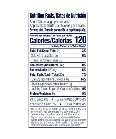 BUSH'S BEST Organic Garbanzo Beans Canned Beans Organic Chick Peas USDA Certified Organic Source of Plant Based Protein and Fiber Low Fat Gluten Free (6) 15 Ounce (Pack of 6) - Buy Online on GoSupps.com