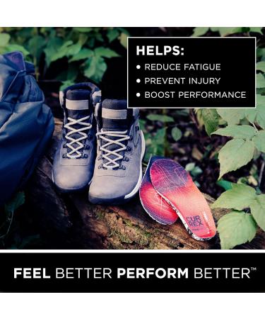 Currex HikePro Insole - Dynamic Performance for Hiking & Walking | Low Profile Red | EU 34.5-36.5 - Buy Online on GoSupps.com