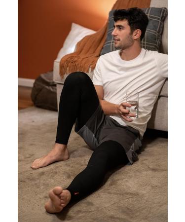 Incrediwear Leg Sleeve 2pk - Full Length Leg Sleeves for Pain Relief & Muscle Recovery | Reduce Swelling Promote Circulation | Unisex Black Medium - Buy Online on GoSupps.com