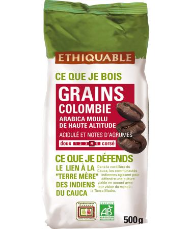 ETHIQUABLE Ethiquable Organic Colombian Coffee Beans 500g