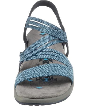 Skechers Women's Reggae Slim-Skech Appeal Z-Gore Slingback Sandal - 39 EU Navy | Comfortable & Stylish Sandals for All-Day Wear - Buy Online on GoSupps.com