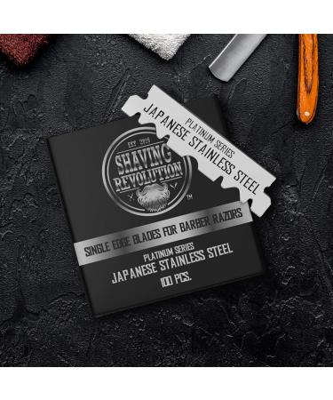 100 Count Stainless Steel Single Edge Barber Razor Blades - Buy Online on GoSupps.com