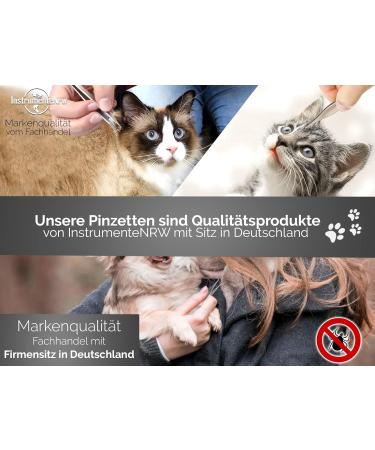 Professional Tick Removal Tweezers - 11cm Stainless Steel for Foreign Body & Splinter Removal | International Shipping - Buy Online on GoSupps.com