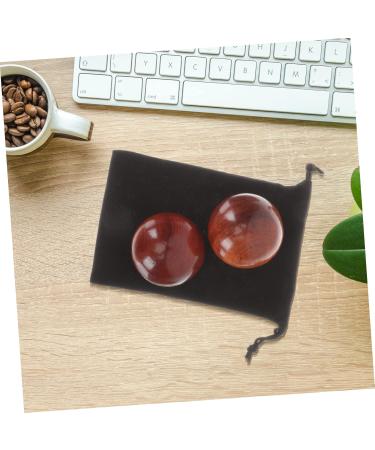 FRCOLOR 8 STK Wooden Health Balls - Body Weight Massage & Fitness Stress Relief Balls for International Shipping - Buy Online on GoSupps.com