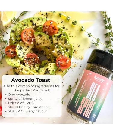 Kove Ocean Foods - Original Sea Spice Seasoning - Furikake Style Flavour - 50 Gram Bottle - Pack of 3 - Buy Online on GoSupps.com