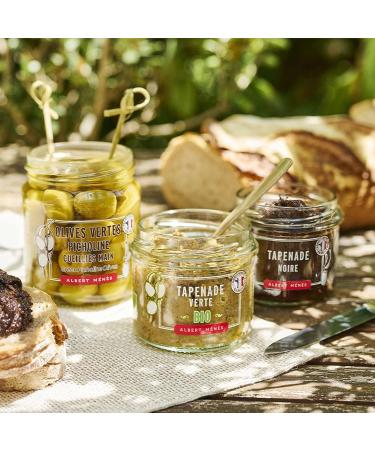 ALBERT MENES AM - Olives - Green Olives Picholine 130g - Buy Online on GoSupps.com