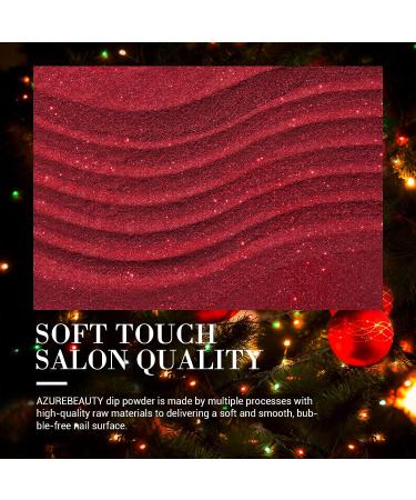 AZUREBEAUTY Glitter Nail Dip Powder Set - 6 Colors for Festive French Manicures | DIY Christmas Gifts - Buy Online on GoSupps.com