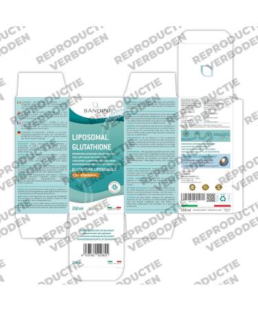 Bandini Liposomal Glutathione + Vitamin C Reduced Setria LGlutathione 250mg with Vitamin C 790mg per dose High bioavailability Powerful Antioxidant Supplement 250ml - Buy Online on GoSupps.com