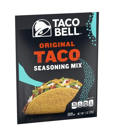 Taco Bell Original Taco Seasoning Mix - 1 oz Packets (Pack of 24) - Buy Online on GoSupps.com