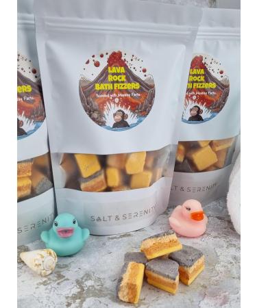 Lava Rock Bath Fizzers/Bath Bombs - Monkey Farts Christmas Gifts Kids bathtime Devon Made. - Buy Online on GoSupps.com