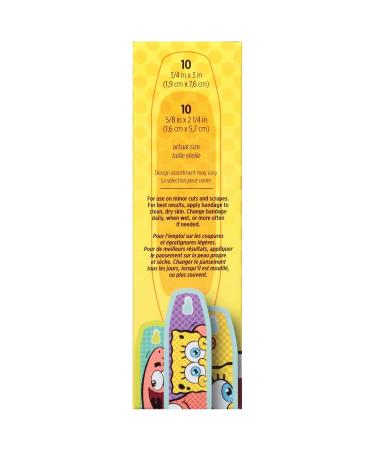 Buy SpongeBob Band-Aid Adhesive Bandages - 20 ct Assorted Sizes | International Shipping Available - Buy Online on GoSupps.com