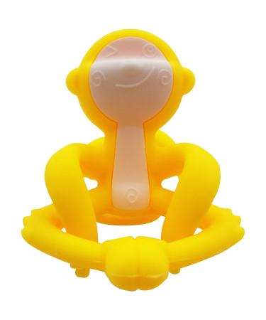 Mombella Teething Ring Toy - Pink Rose Monkey - Safe & Soothing for Babies | International Shipping Available - Buy Online on GoSupps.com