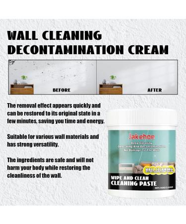 100ml Wall Decontamination Paste Wall Cleaning Cream Stain Remover Cream for Walls Easily Dismantl Paintand Graffiti Stains (1pcs) - Buy Online on GoSupps.com