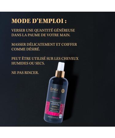 Levia | Keratin Leave-In Treatment Cream | Strengthens Hair Vitality | Nourishes and Moisturizes | Keratin Leave-In Treatment Cream | For All Hair Types | 350ml - Buy Online on GoSupps.com