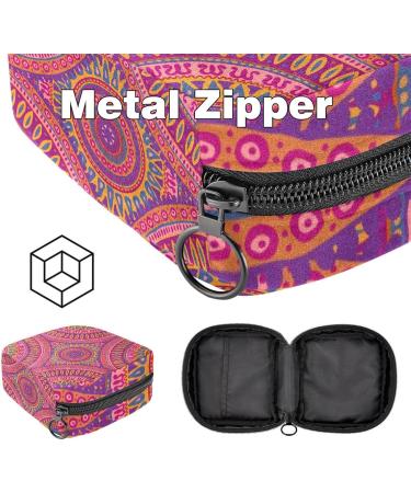 Buy Stylish Menstrual Bag with Zipper - Napkin Pouch & Tampon Collection for Women & Girls - International Shipping Available - Buy Online on GoSupps.com